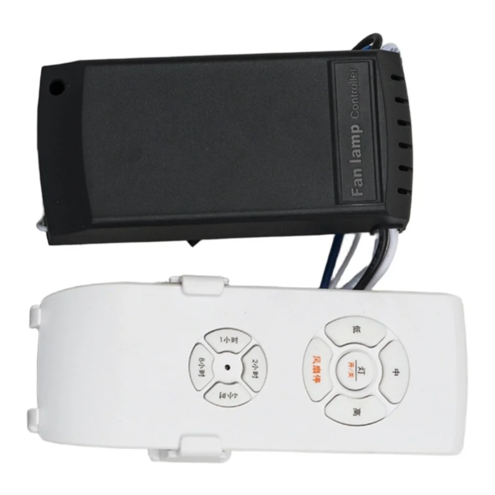 Ceiling Fan Light Remote Control, 3-Speed High/Medium/Low, Timer 1-8H, Compatible With Most Fans & Lights