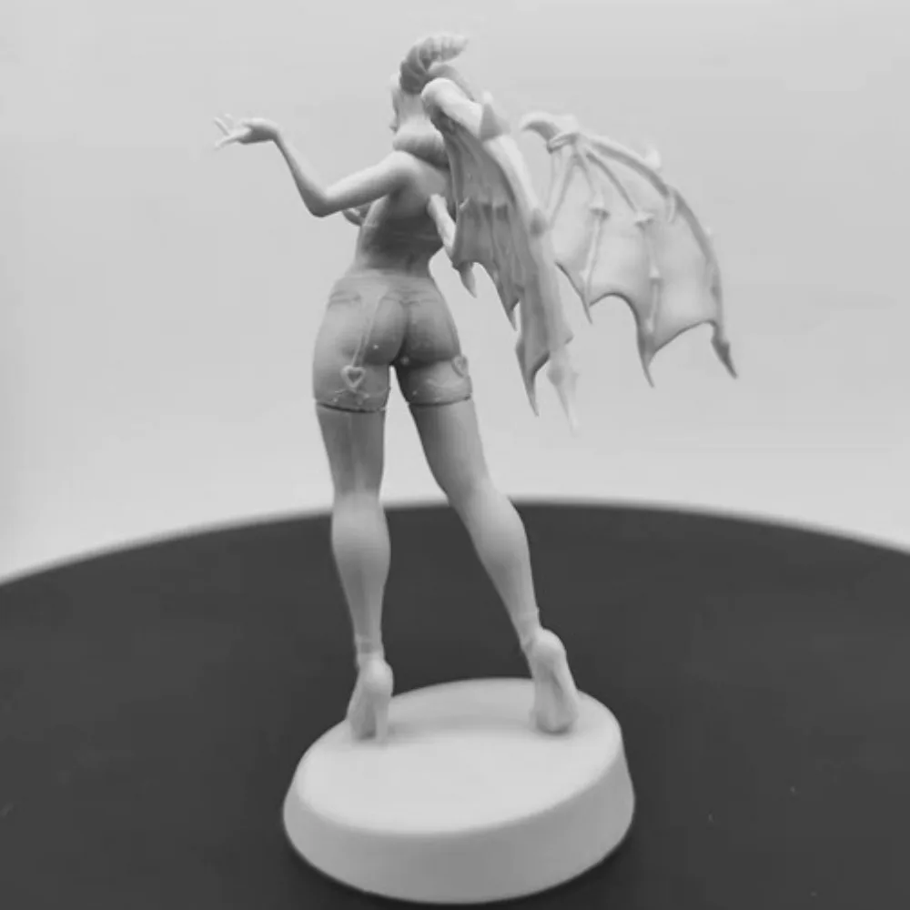 1/24 Scale Resin Figure Assembled Model Kit Succubus Miniature Statue GK Toy Unassembled and Unpainted Free Shipping