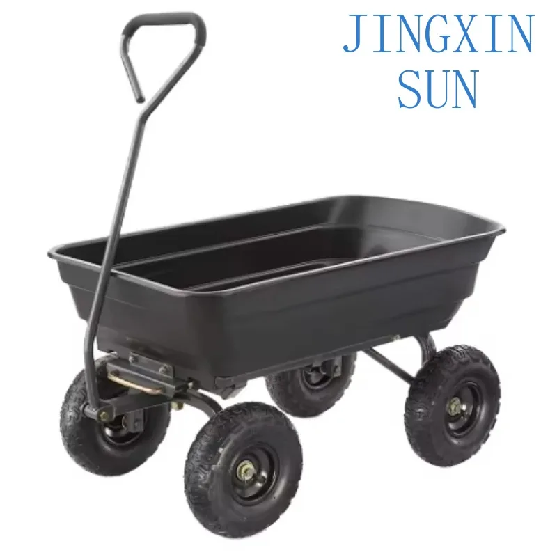 Heavy Duty 600-Pound Capacity Collapsible Steel Frame Wheelbarrow 10\