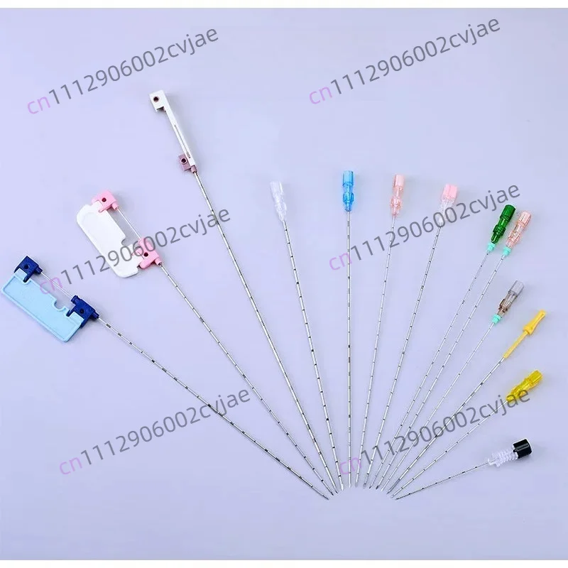 Orthopedic ozone puncture needle treatment guide needle abdominal cyst extraction fluid injection liver puncture special needle