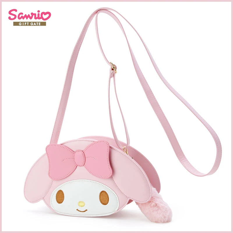 Hot Sanrio Kuromi Hello Kitty Princess Messenger Bag Pu Leather borsa a tracolla portatile per bambini portafoglio borsa a tracolla carina regalo