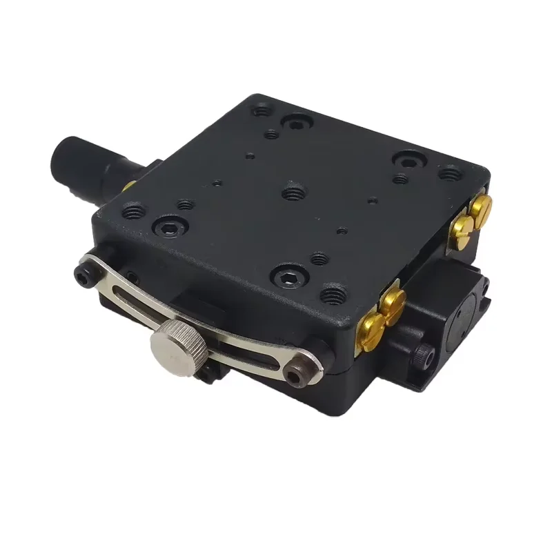 PT-SD306 Precise Manual Goniometer Stage Dovetail Platform   Goniometer Platform、XY Goniometer table、Goniometer Stage±15°