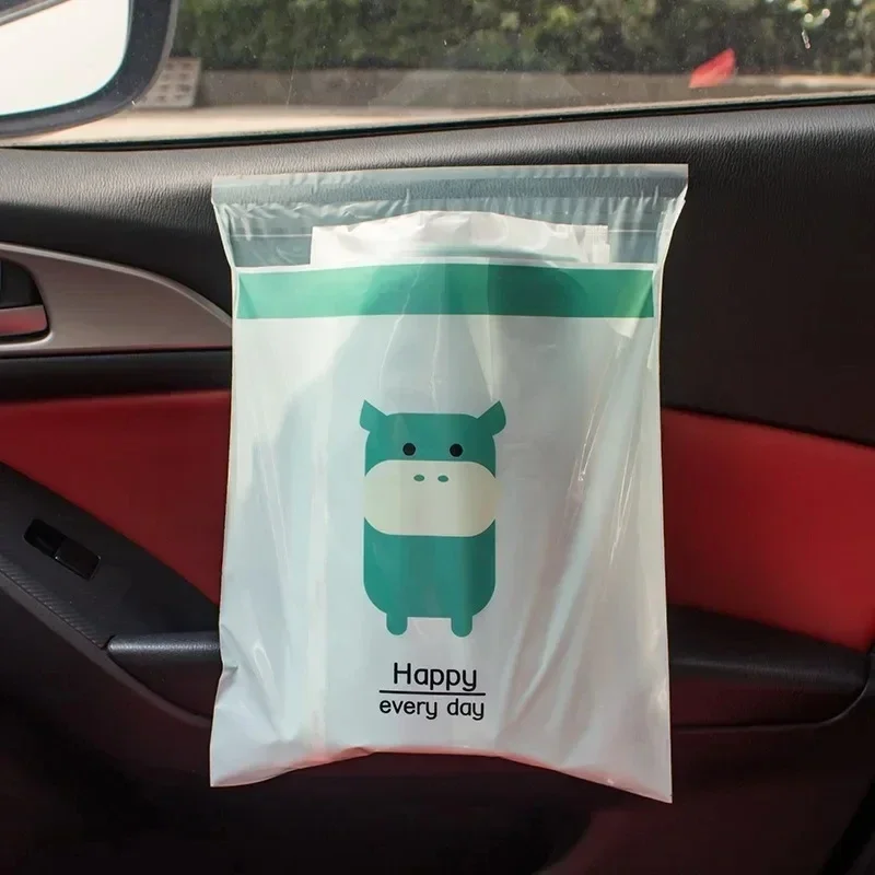 Car Trash Bag15/2 Pcs  Disposable Garbage Waterproof Car Trash Can Bag Stick To Anywhere Inside Your Bags Accessories Trash  Too