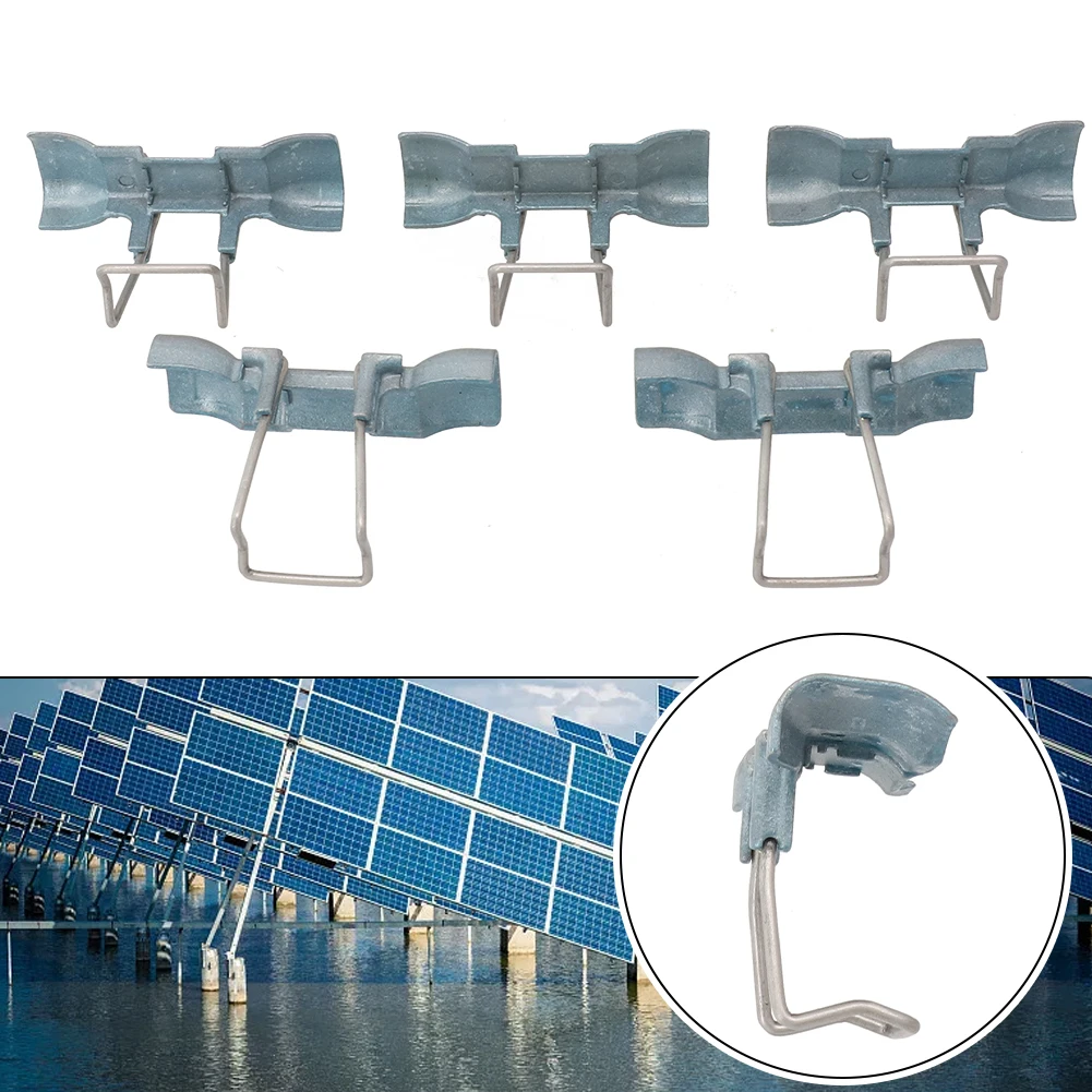 Order Now and Protect Your Solar Panels with These Zinc Alloy Water Drain Clips Resistant to High/Low Temperatures!