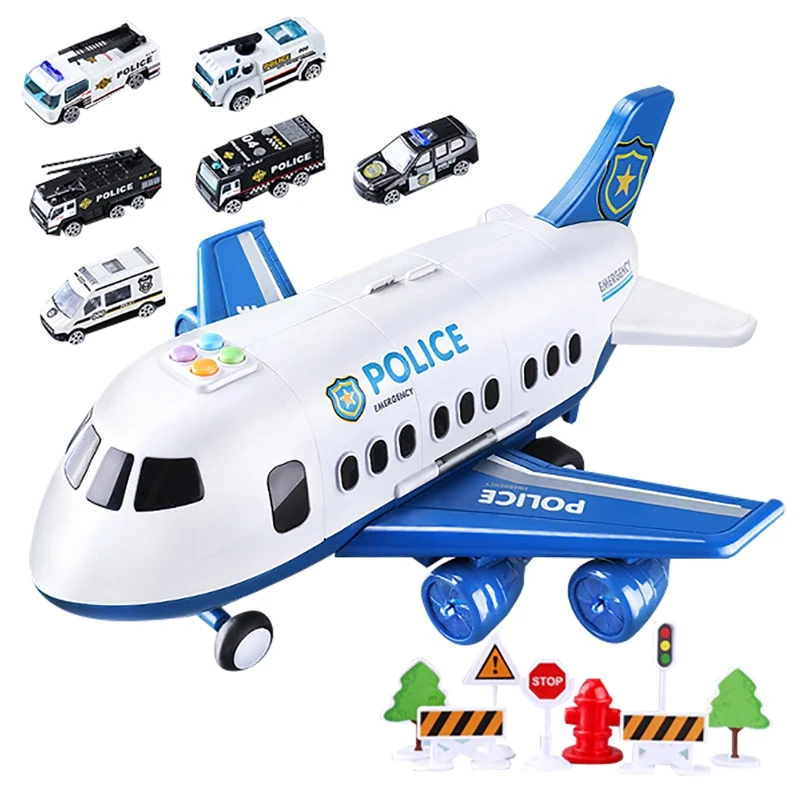 

Music Story Simulation Track Inertia Children's Toy Aircraft Large Size Passenger Plane Kids Airplane Toy Car