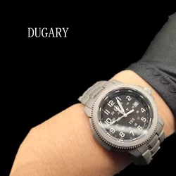 DUGARY Fashion quartz watch 300m waterproof Luminous titanium sapphire for men 40mm business Wristwatches Relogio Masculino