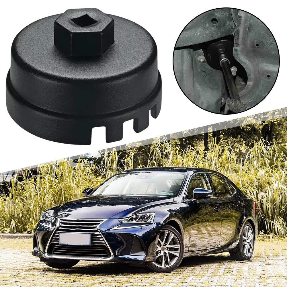  for Toyota Lexus 14 Slot 64MM Automotive Engine Oil Auto Hand Socket Filter Repair Cap Tools Removal DIY Wrench Hardware O3A5