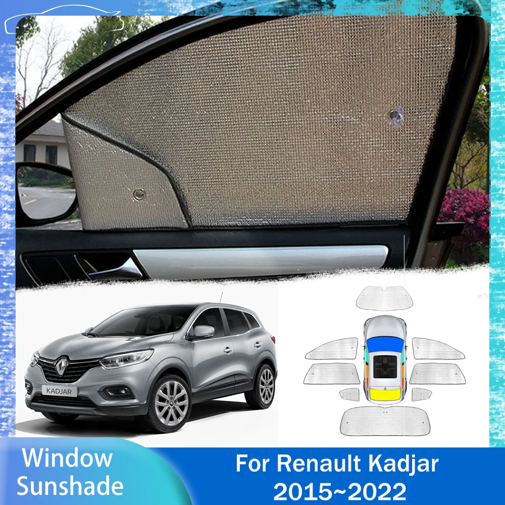 

For Renault Kadjar 2015~2022 2016 2017 2018 Car Skylight Sunshade Side Window Windshield Sun Shade Protector Parasol Accessories