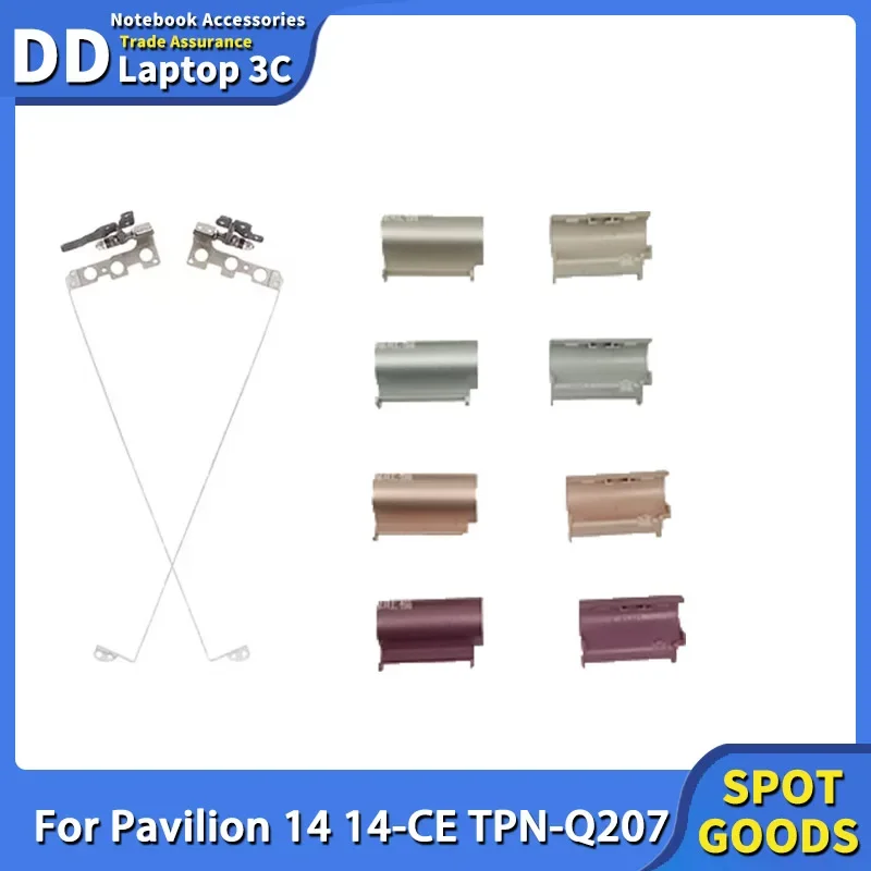 

New Laptop LCD Hinges for HP Pavilion 14 14-CE TPN-Q207 G7A Display Hinge L&R Hinges Cover Accessories FBG7A0004010 FBG7A002010