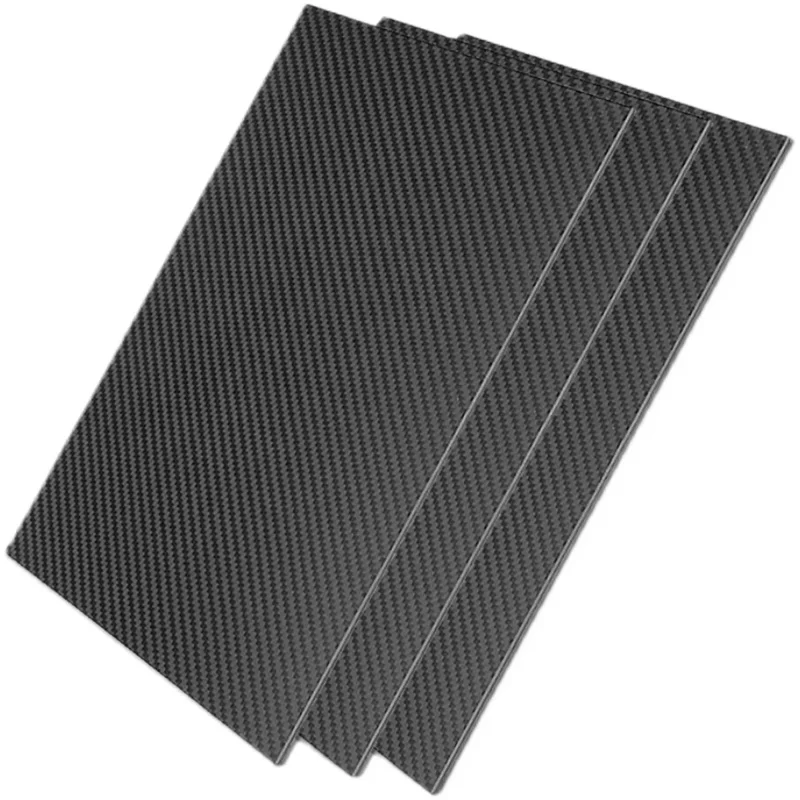 Matte 3K Carbon Fiber Sheet High Composite Hardness Anti-UV CFRP Board Thk4/5/6/8/10mm