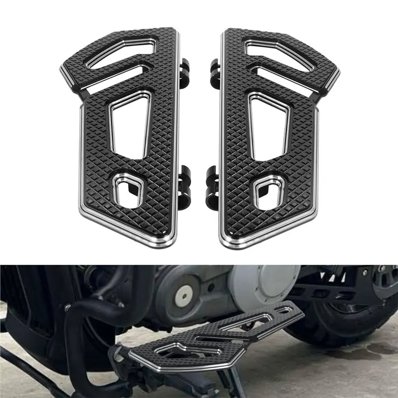 Motorcycle Floorboard Accessories For Touring Road King Softail Dyna FLD Foot Pegs Rider Foot Board