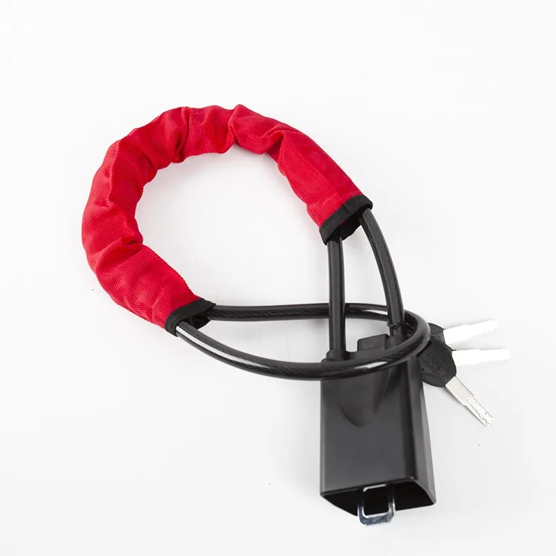 

Противоугонный замок Lcyam, усиленный стальной трос, автомобильный руль и пряжка ремня безопасности, замок на руль для безопасности автомобиля