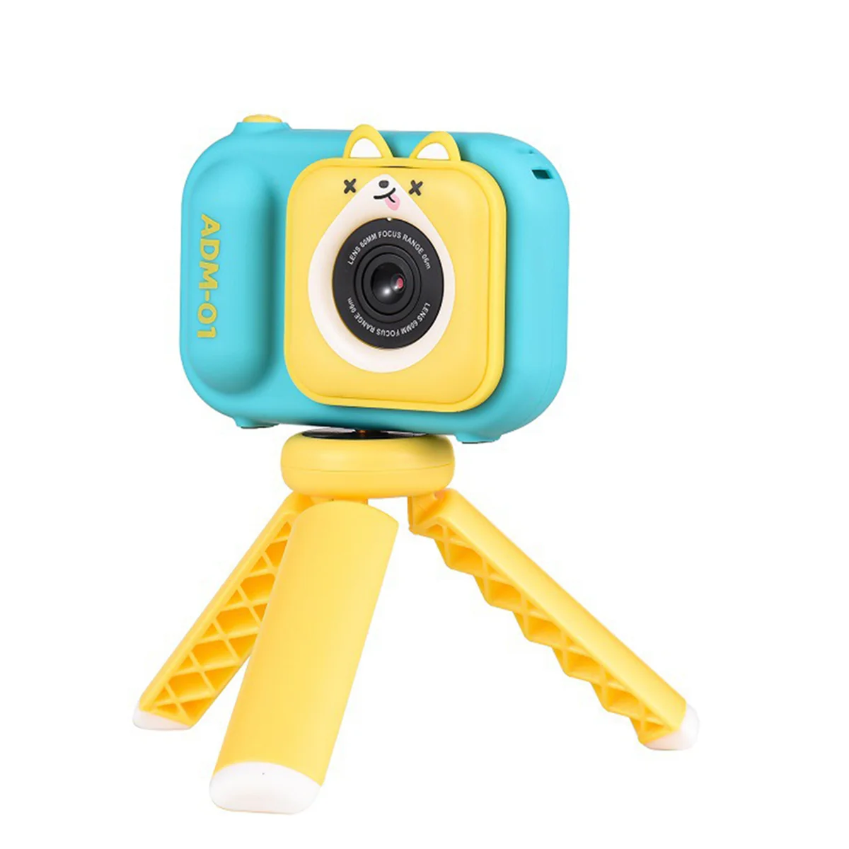 S11 48MP Handheld Bracket HD Dual-Lens Children Camera with Photo Video Support Fixed Multifunctional Camera,Blue