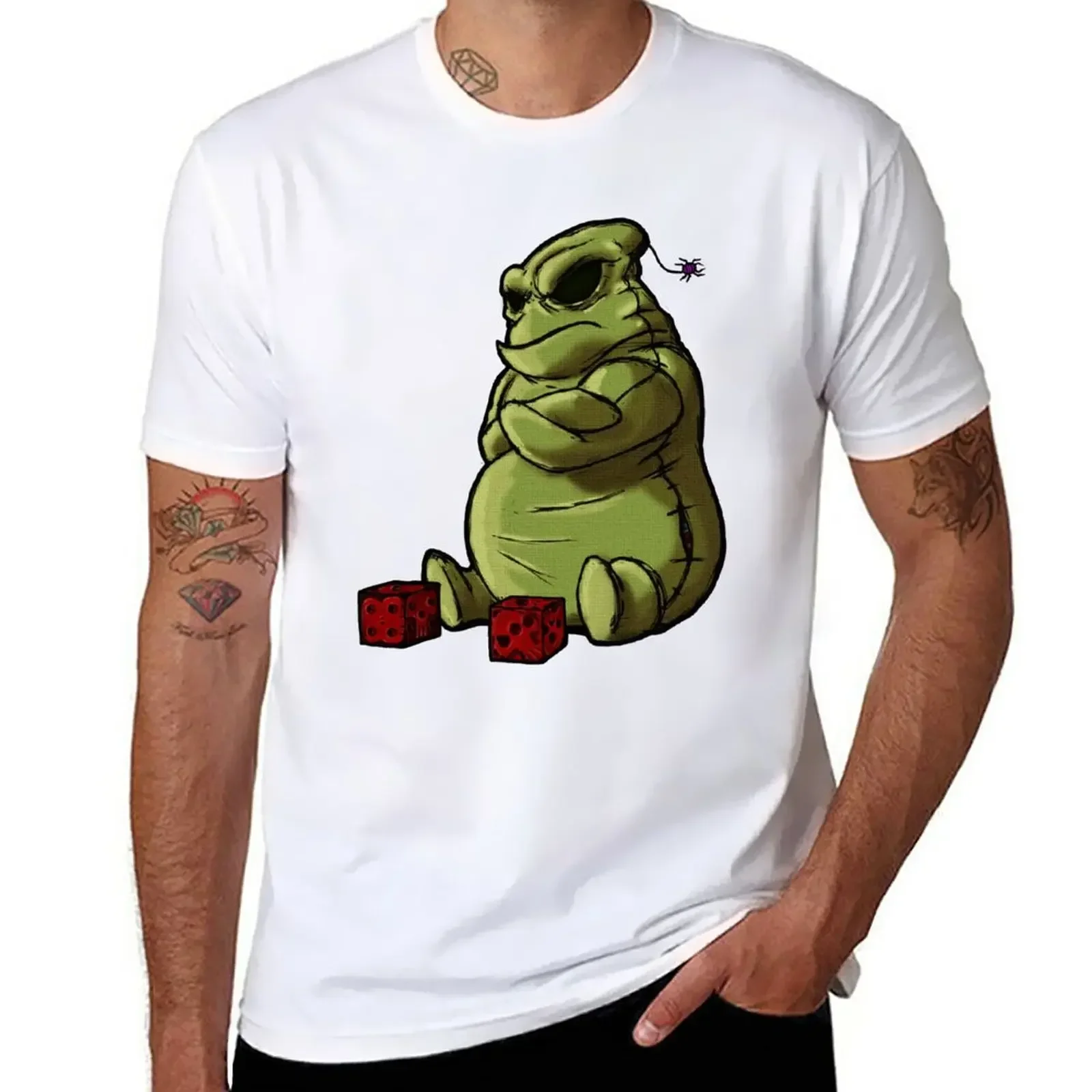 Customizeds Summer Top Tees T-shirt Men Oogie Boogie T-Shirt Graphic Men Clothing Harajuku Oversized Summer Funny Style Cotton