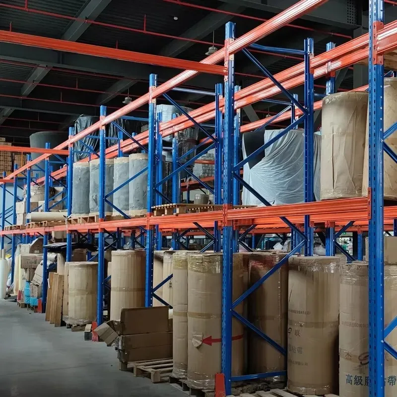 Heavy Duty Adjustable Steel Warehouse Shelving System with Locks CE Certified Customizable Layers for Safe Storage