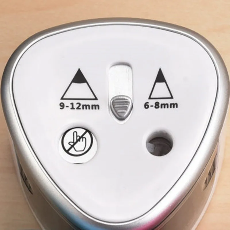Electric Pencil Sharpener Dual Hole for Student Art Drawing Automatic Rotary Sharpening Machine Pencil Sharpener Tool Two Sizes