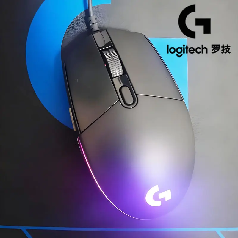 

LogitechG102 Размените играть в играх с большими руками! Двухрежимная проводная эргономичная мышь, удобная и беспокойство, для длительного использования.