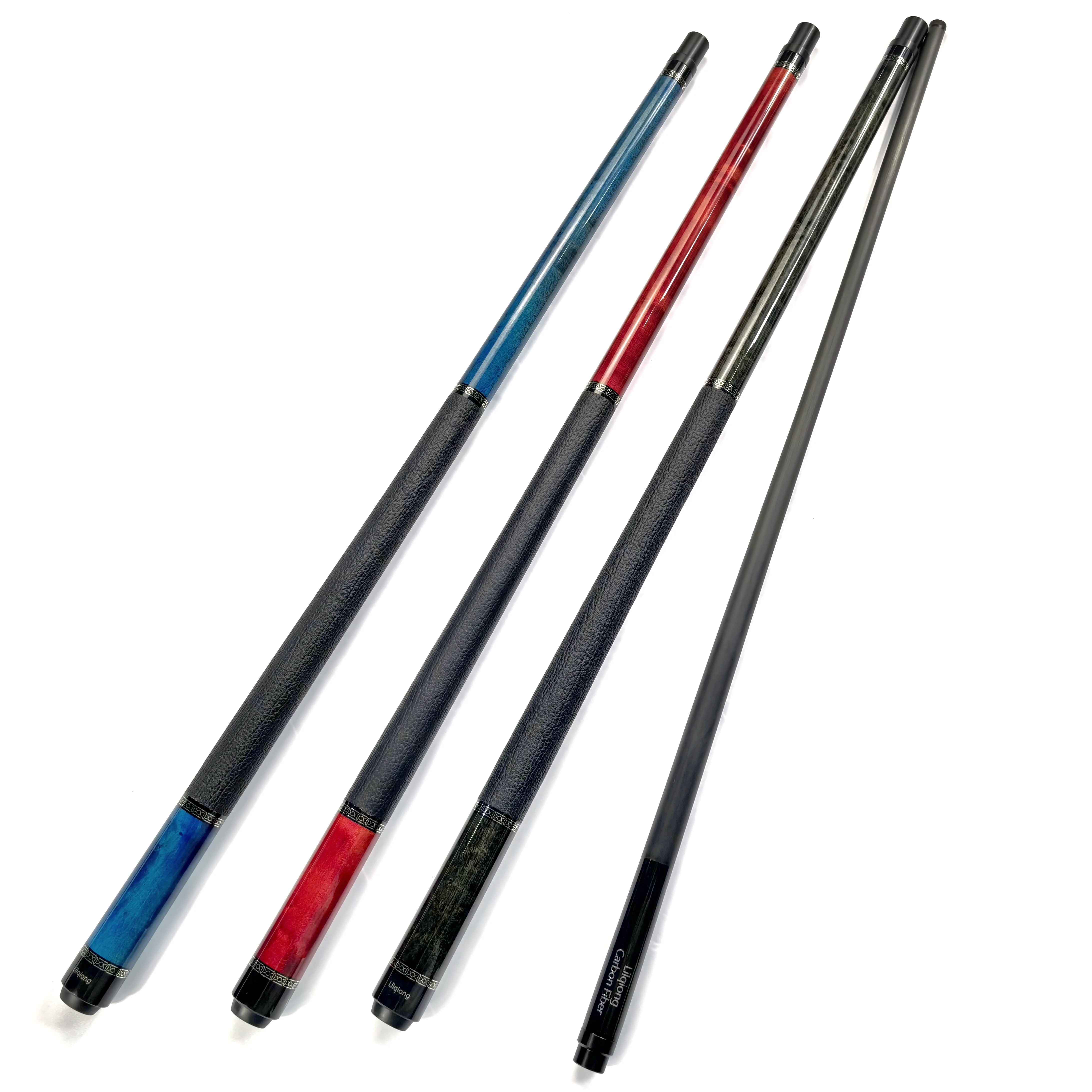 

High-end Lyon/VanQs58 "Carbon Fiber Shaft Bird's Eye Maple Butt 12.5mm 1/2 Billiards Billiards Stick