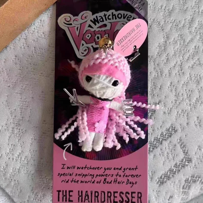 

Collection: Blessing Handmade Weaving Thread Wrapped Mummy Witch Doll Doll Doll Pendant With Story Card For Friends Gift