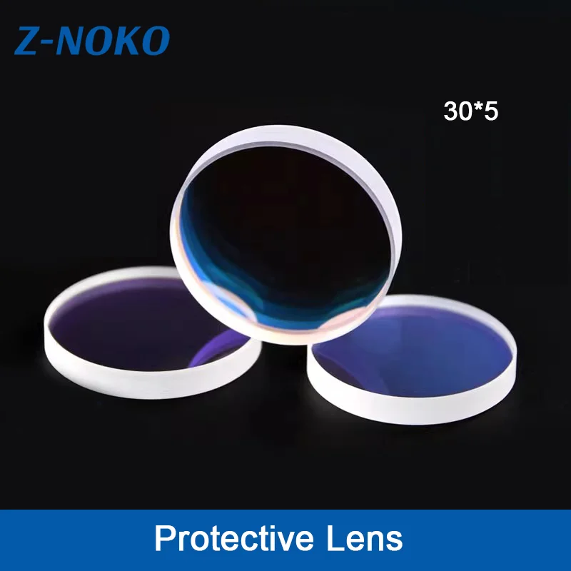 ZNOKO 20pcs Laser Protective Lens Protective Windows 30*5 Laser Cutting Handheld Welding High Temperature Resistance Consumable
