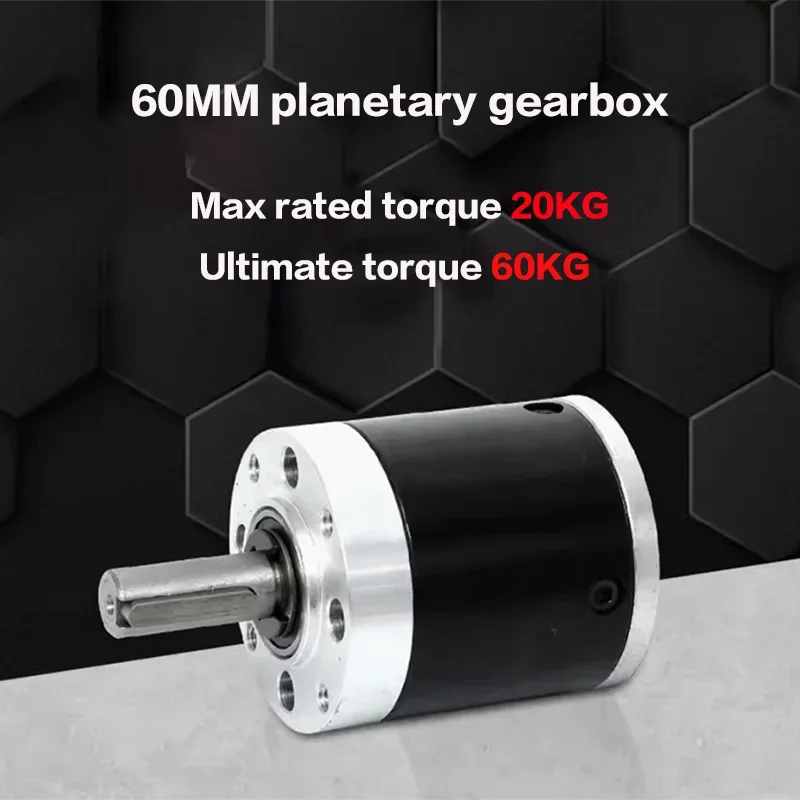 20N.m 60MM Planetary Gear Reducer Brush Motor Stepper Motor Silent High Torque High-quality Boat Fan Home Appliance IP55 DC12V