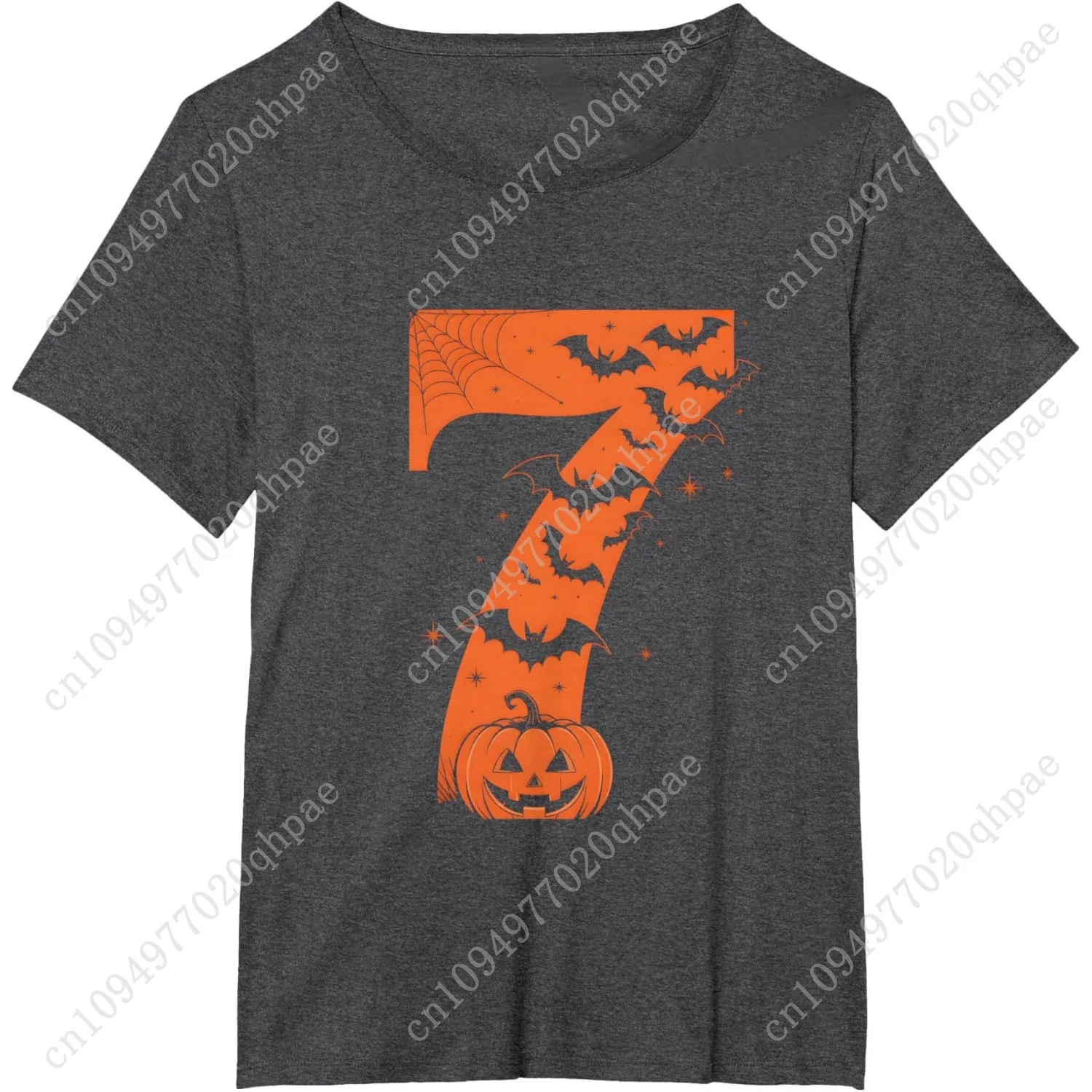 تي شيرت Fun Six Seven 6 7 Meme Design للأزواج للهالوين #6