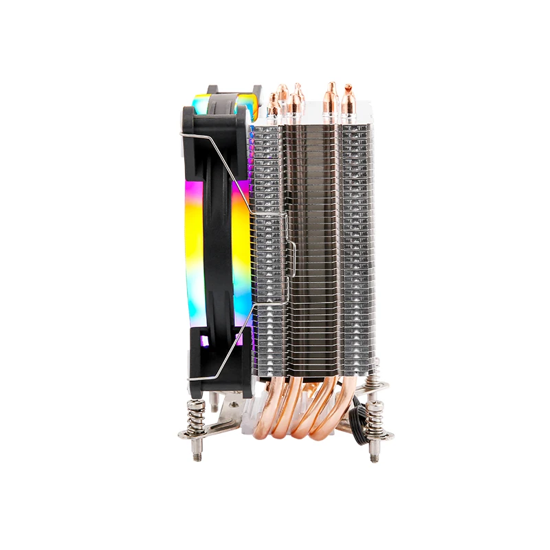 HNHU Computer Cooler Cpu Processor Low Noise 4/6 Heat Pipe 120mm Fan 4Pin/PWM Install LGA115x 1200 1700 18xx 2011 i5 i7 x79 x99 - view 4