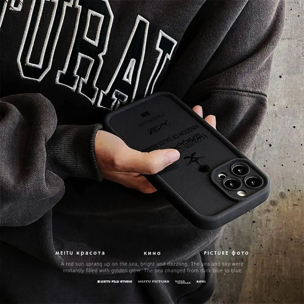 المملكة العربية السعودية جواز السفر جراب هاتف سيليكون جراب هاتف آيفون 17 الهواء 17 16 15 14 13 12 11 زائد برو ماكس غطاء ناعم للصدمات