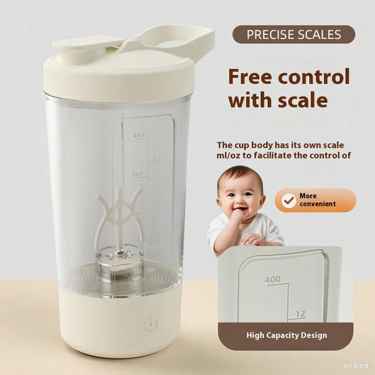 Multifunctional juicer and breakfast milkshake machine-with a child-friendly mixing cup for delicious nutritious drinks