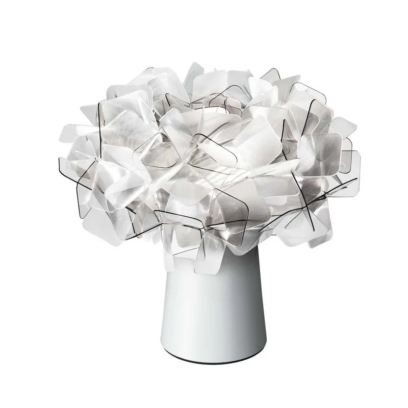 

Bedroom bedside lamp study restaurant Nordic personality creative rechargeable flower decorative desk lamp