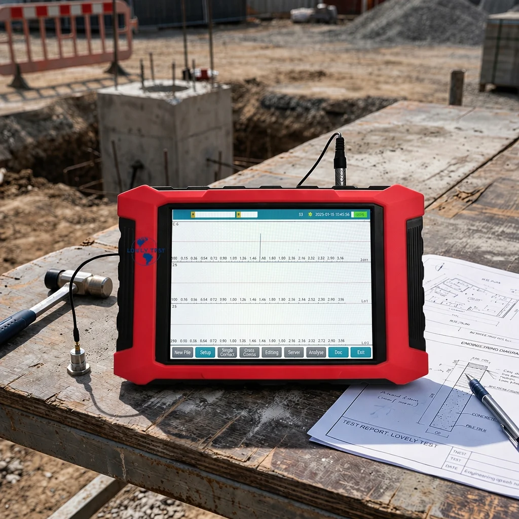 P800 Low Strain PIT Tester - Foundation Pile Testing Equipment Supplier