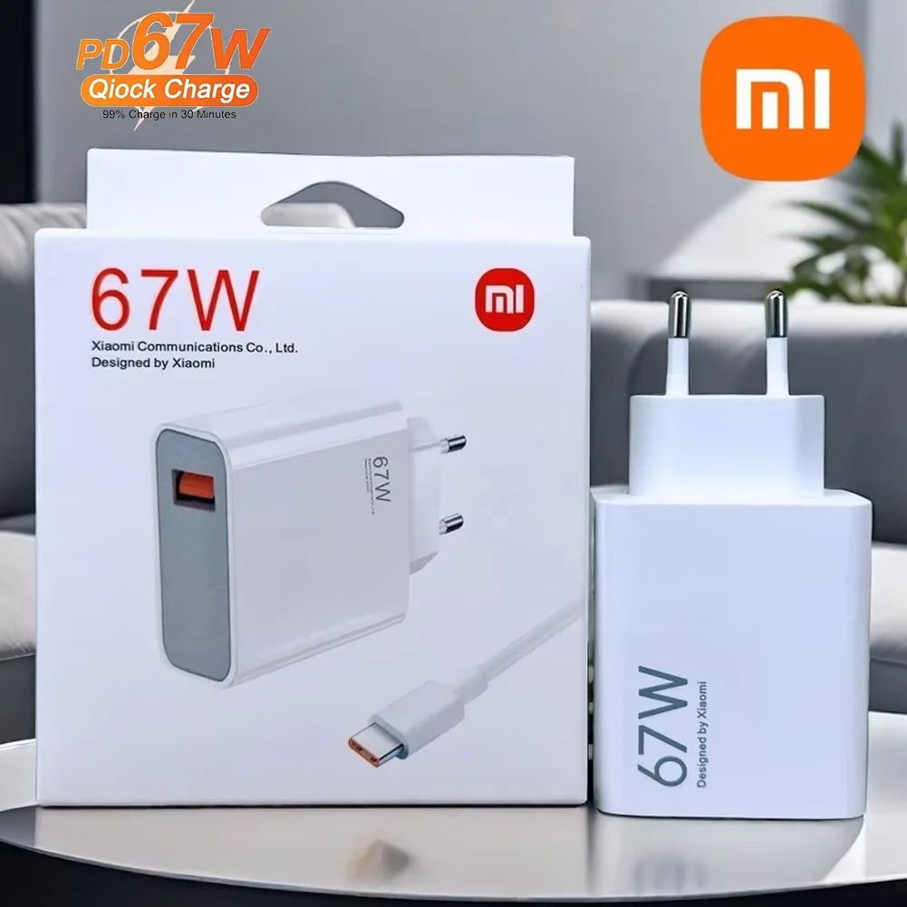 Xiaomi-cargador rápido Turbo Original de 120W, adaptador de viaje de energía con enchufe UE/EE. UU., Cable de datos tipo C 6A pa