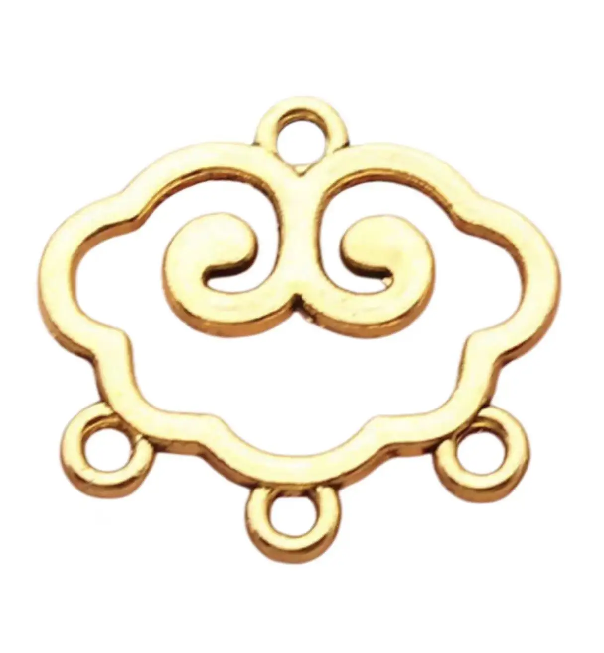 30PCS 18x20mm Alloy Charm Chinese Lucky  cloud Hollow out Pendant MM602