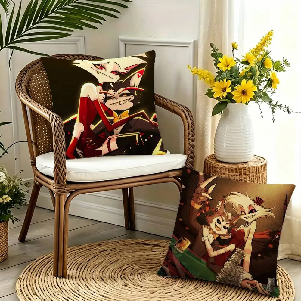 

Husker & Angel Dust Pillow Case for Sofa Living Room Home office Decor Protective Cover