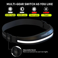 Powerful LED Headlamp Sensor COB Headlight Waterproof USB Rechargeable Head Lamp Built-in Battery Flashlight Torch Work Light