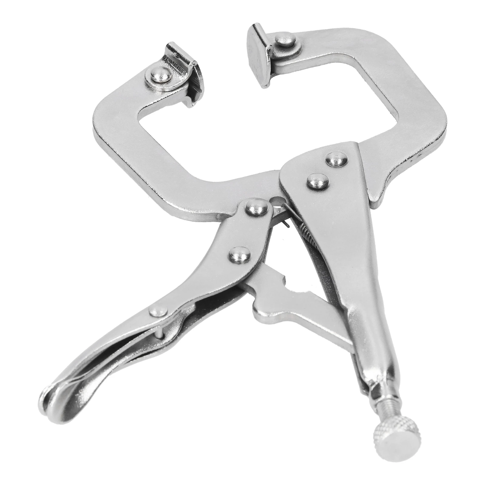 Spannzange, C-förmige Schnellklemme für die Holzbearbeitung, Multifunktionswerkzeug zum Fixieren und Schweißen, 6 Zoll C-förmige Spannzange, Fixierzange