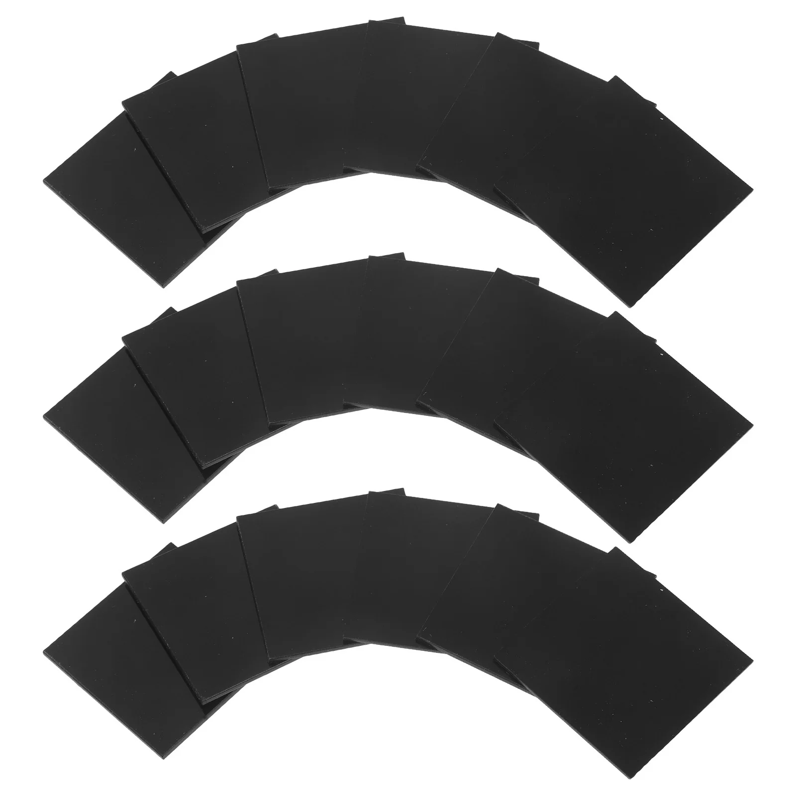

30Pcs Acrylic Sheet Black Square Boards Smooth Surface Crafts Supplies DIY Projects Painting Crafting 2mm Acrylic Sheet