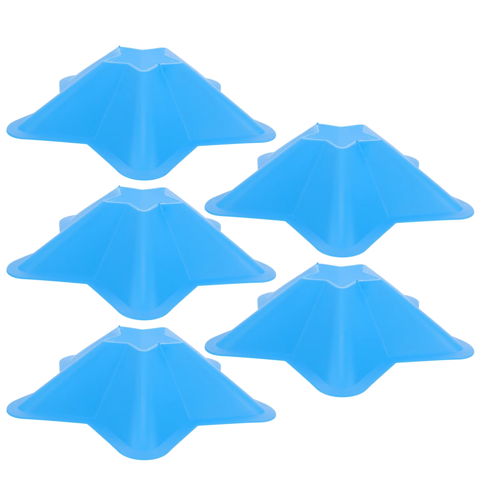 

5 Pcs Five-pointed Star Logo Disc Soccer Training Supplies Professional Cones Football Kits Sports Markers Sign Plates