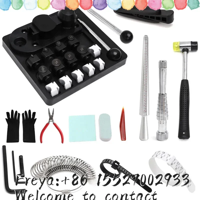 The second-generation ring bending machine, ring bending, expansion and shaping, manual processing tools 14-piece set,