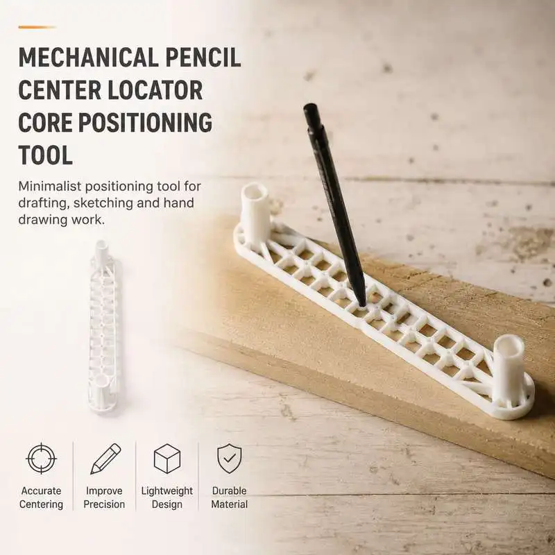 Minimalist Mechanical Pencil Center Locator Core Positioning Tool For Drafting Sketching Hand Drawing Work