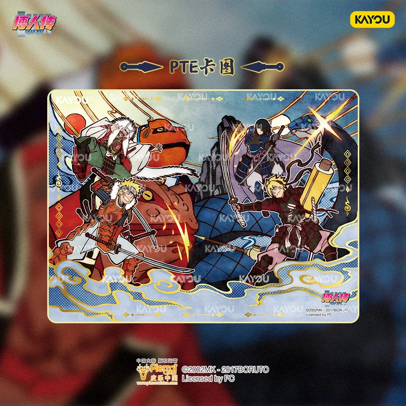 

New Genuine In Stock Kayou Naruto Next Generations New Era Acrylic Card Slab & Stand Set Collectible Cards Birthday Gift Toy