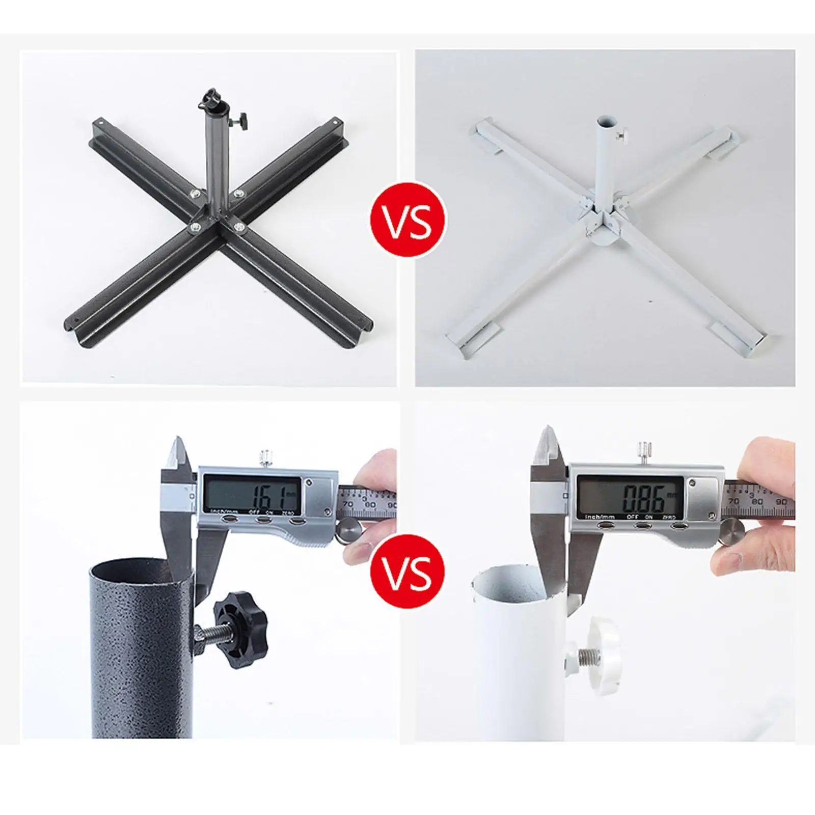 Umbrella Base Outdoor Foldable Replacement Heavy Duty Patio Umbrella Base Outdoor Umbrella Base for Lawn Beach Outside Garden