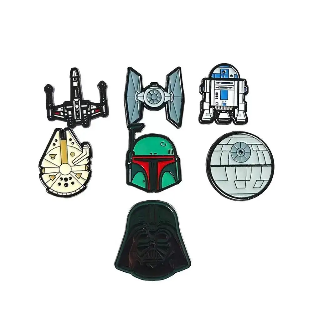 1/7 قطعة فيلم الخيال العلمي المينا بروش التلبيب شارة بدبابيس على ظهره الملابس والاكسسوارات مجوهرات الأزياء هدايا الأصدقاء #2