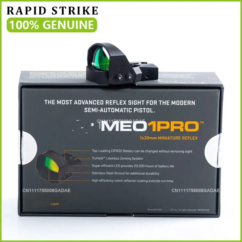 【GENUINE】R1 Pro 1X30 MM Compact Red Dot Sight 3 MOA Open Reflex Pistool Optische richtkijker met beschermkap /SOR1P100 - afbeelding 2