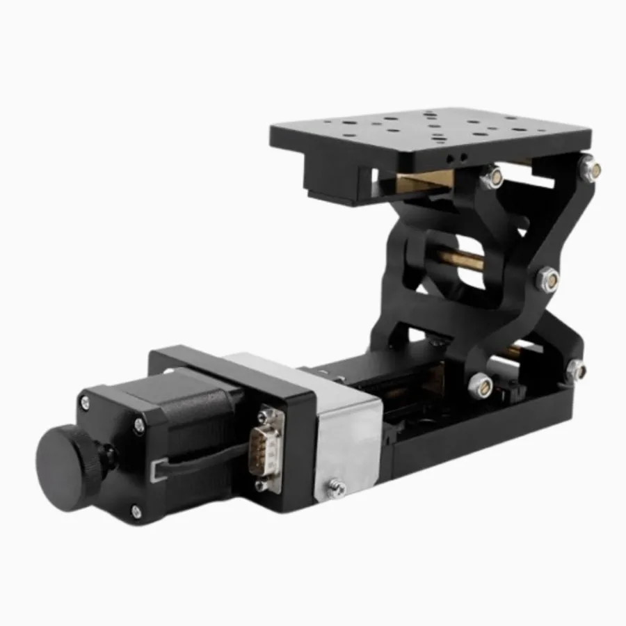 PT-GD402 electric lifting platform displacement platform lifter Z-axis lifting platform 120 stroke double scissor sliding table