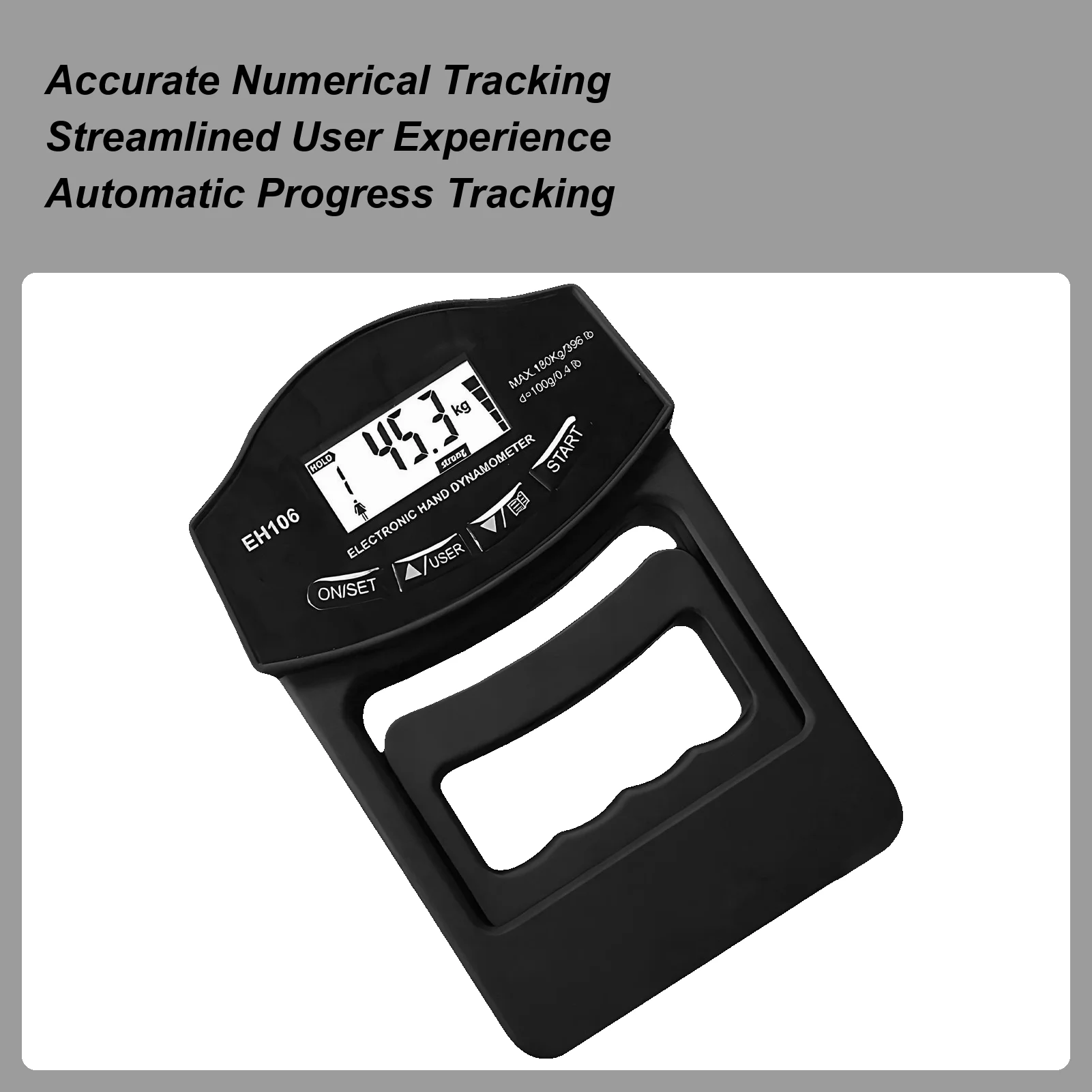 

Электронный портативный тренажер для измерения силы хвата, тестер силы хвата для взрослых, мужчин и женщин, для дома и гостиной