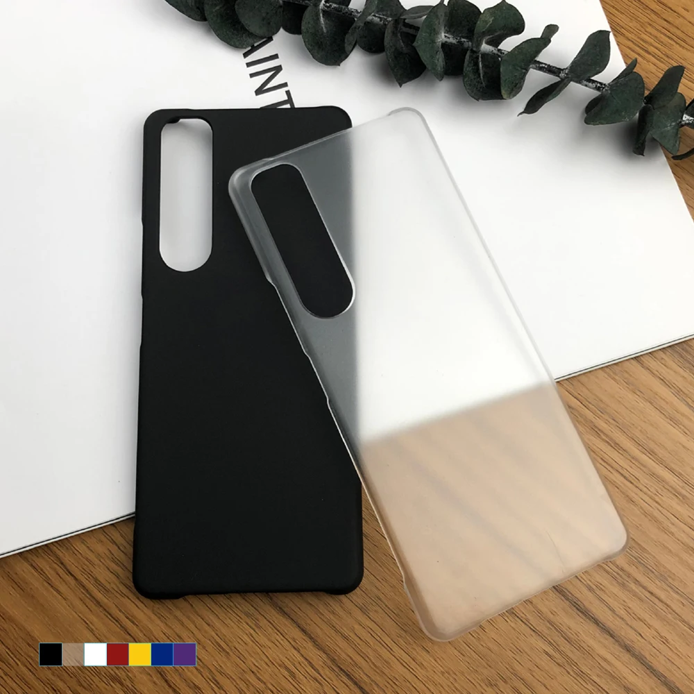 Simple Ultra-thin Matte Hard Phone Case For Sony Xperia 10 5 1 III IV II XZ5 Ace II III 3 2 Anti-fingerprint PC Back Case Cover