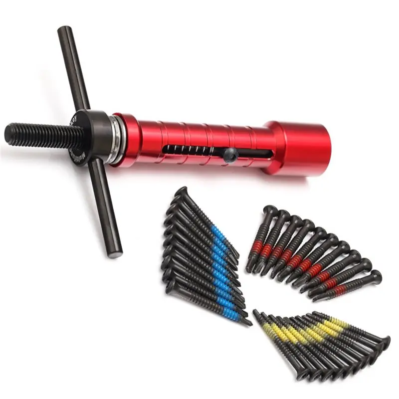 ABYA Lock Repair Pin Extractor Pin Puller Pull-Out Tool Includes 30 Steel Self-Tapping Dovetail Screws
