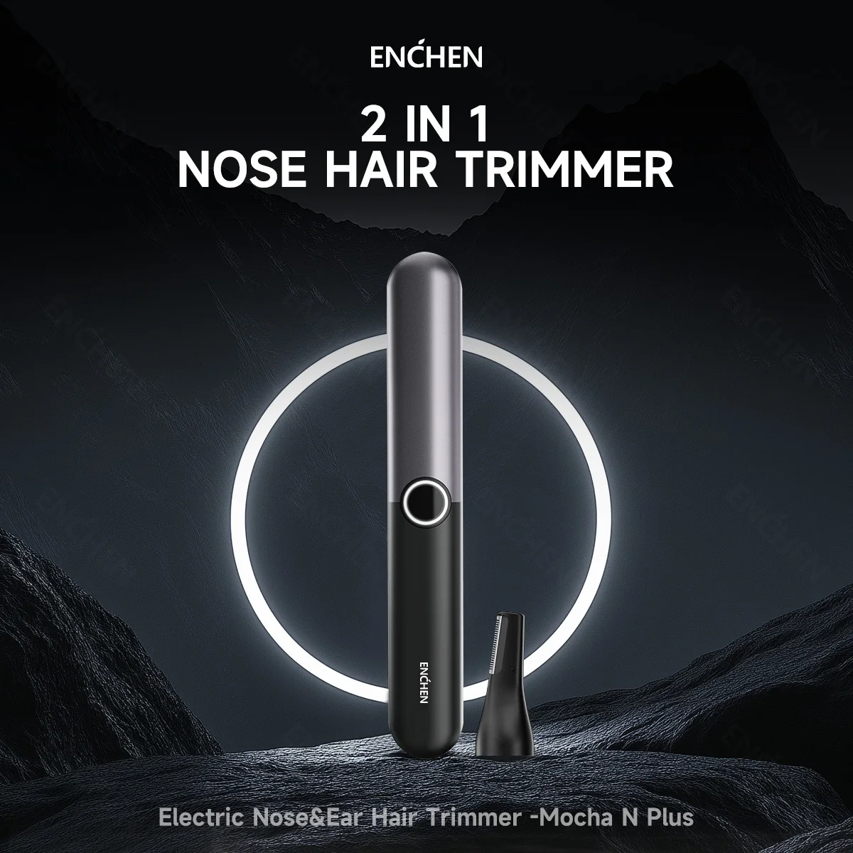 

ENCHEN Mocha N Plus 2-in-1 Grooming Kit Nose & Eyebrow Trimmer With Travel Lock Type-C Charging