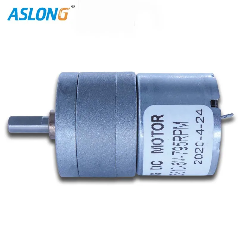 Dia25mm Hộp Số Giảm Tốc Với 310 Tốc Độ Cao Mini Dc 6V 6000Rpm Động Cơ Dc JGA25-310 DC Động Cơ Giảm Tốc 6V Trong Aslong Động Cơ Máy